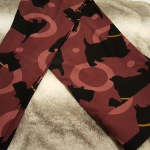 Lularoe Scottie dog leggings